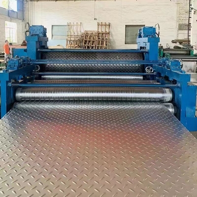 Galvanized Stainless Steel Checkered Sheet ASTM A36 Q235b Steel SS400 5mm Anti Slip