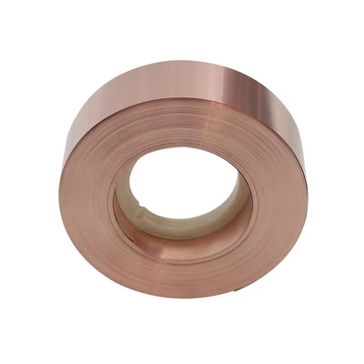 H62 H65 0.5mm Copper Metal Roll Red 1.2mm Semi Hard Brass Foil Tape