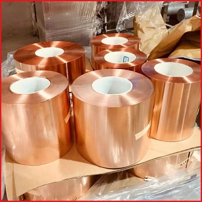 factory direct supply 0.01mm-1mm C22000 C2200 Red Copper Metal Roll C17200 C17300 Beryllium Copper Coil H62 H65